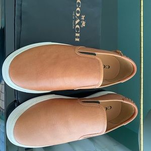Men Coach leather shoes